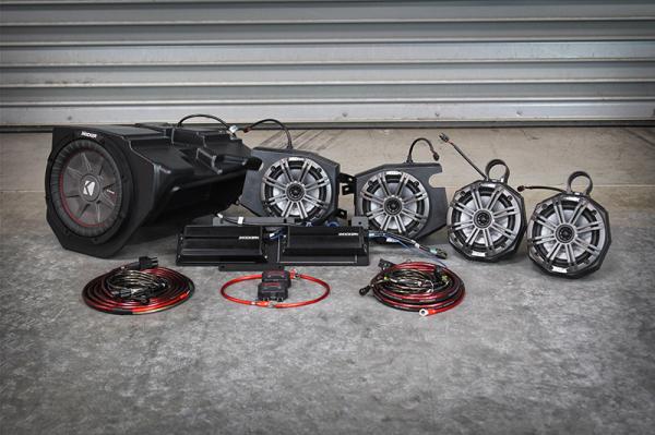 SSV Work - Polaris RZR XP 1000 Complete Kicker 5 speaker Plug-and-Play kit for Polaris Ride Command Systems