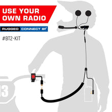 Load image into Gallery viewer, CONNECT BT2 Bluetooth Moto Kit with GMRS Radio
