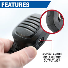 Load image into Gallery viewer, BUNDLE - Rugged GMR2 GMRS and FRS Band Radio with Hand Mic
