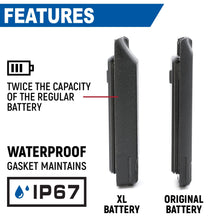 Load image into Gallery viewer, High Capacity Battery for RDH-X / ABH7 Handheld Radio 3600mAh
