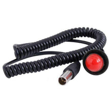 Load image into Gallery viewer, Hole Mount Steering Wheel Push to Talk (PTT) with Coil Cord for Car Harnesses
