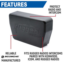 Load image into Gallery viewer, Magnetic Radio &amp; Intercom Cover for Rugged Radios Multi Mount Insert
