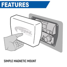 Load image into Gallery viewer, Magnetic Radio &amp; Intercom Cover for Rugged Radios Multi Mount Insert
