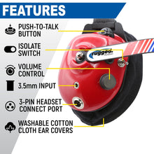 Load image into Gallery viewer, PAIR - H80 Track Talk Linkable Intercom Headsets - Bring The Conversation To The Circle Track NASCAR event
