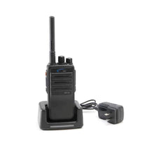 Load image into Gallery viewer, Rugged RDH16 UHF Business Band Handheld Radio - Digital and Analog BUNDLE with Radios and Bank Charger

