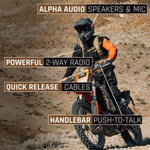 Load image into Gallery viewer, TEST SUPER SPORT Kit with Radio, Helmet Kit, Harness, and Handlebar Push-To-Talk
