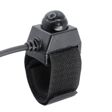 Load image into Gallery viewer, Velcro Mount Steering Wheel Push to Talk (PTT) with Coil Cord for Intercoms
