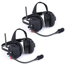 Load image into Gallery viewer, Wireless Double Talk Dual Headset Intercom System
