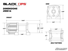 Load image into Gallery viewer, Super ATV - 2500 lb. UTV/ATV Winch (With Wireless Remote &amp; Synthetic Rope)
