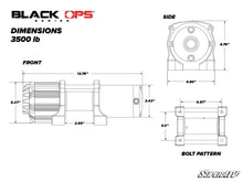 Load image into Gallery viewer, Super ATV - 3500 Lb. UTV/ATV Winch (With Wireless Remote &amp; Synthetic Rope)

